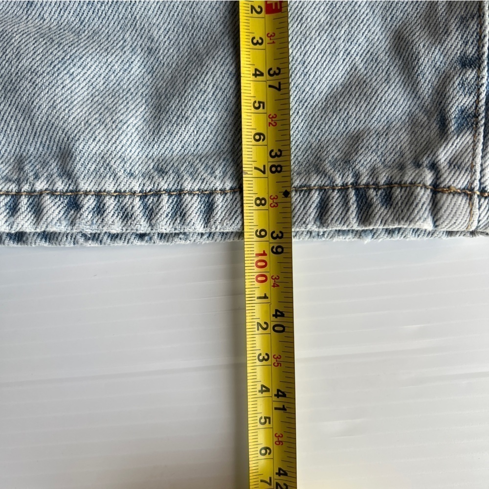 ZARA Z1975 BAGGY PAPERBAG JEANS BLUE SIZE 36  | 5862/370/436 - Picture 8 of 13